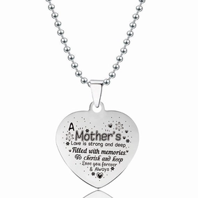 Wholesale Love Heart Stainless Steel Pendant Titanium Steel Necklaces
