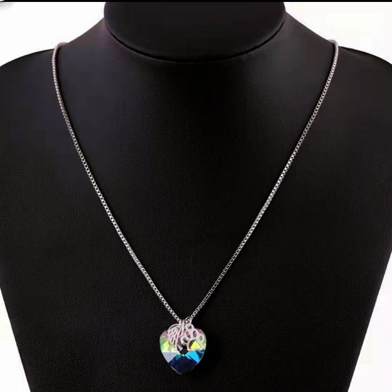 Wholesale Love Heart Summer Alloy Necklaces