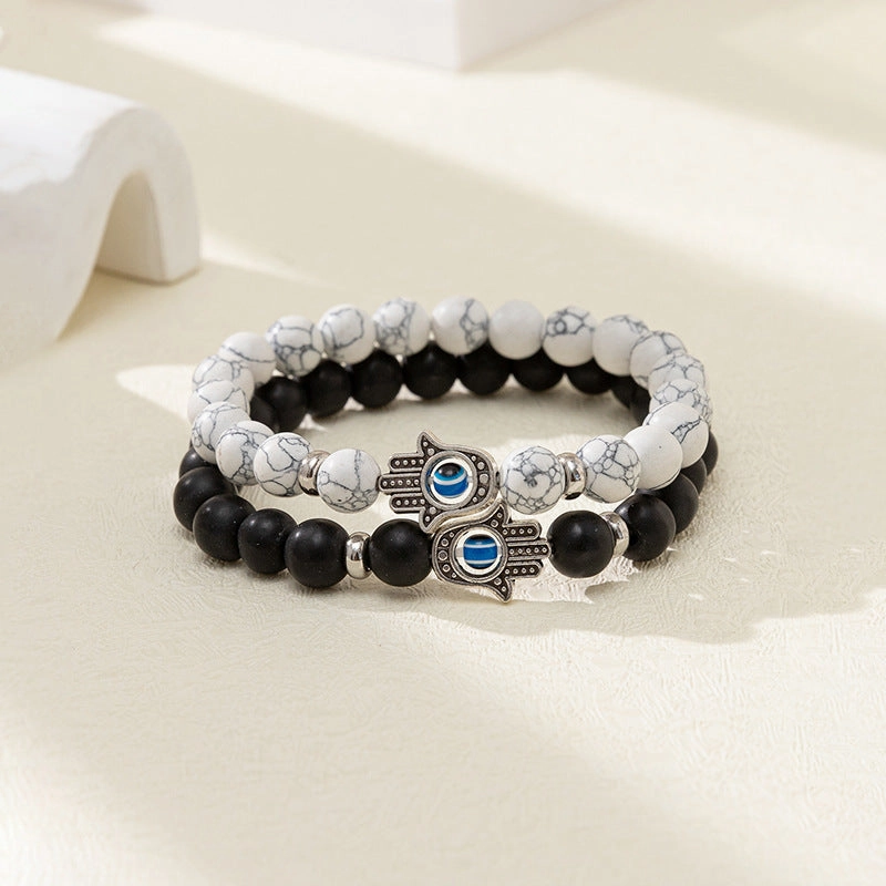 Wholesale Love Magnetic Elastic Bracelet Set