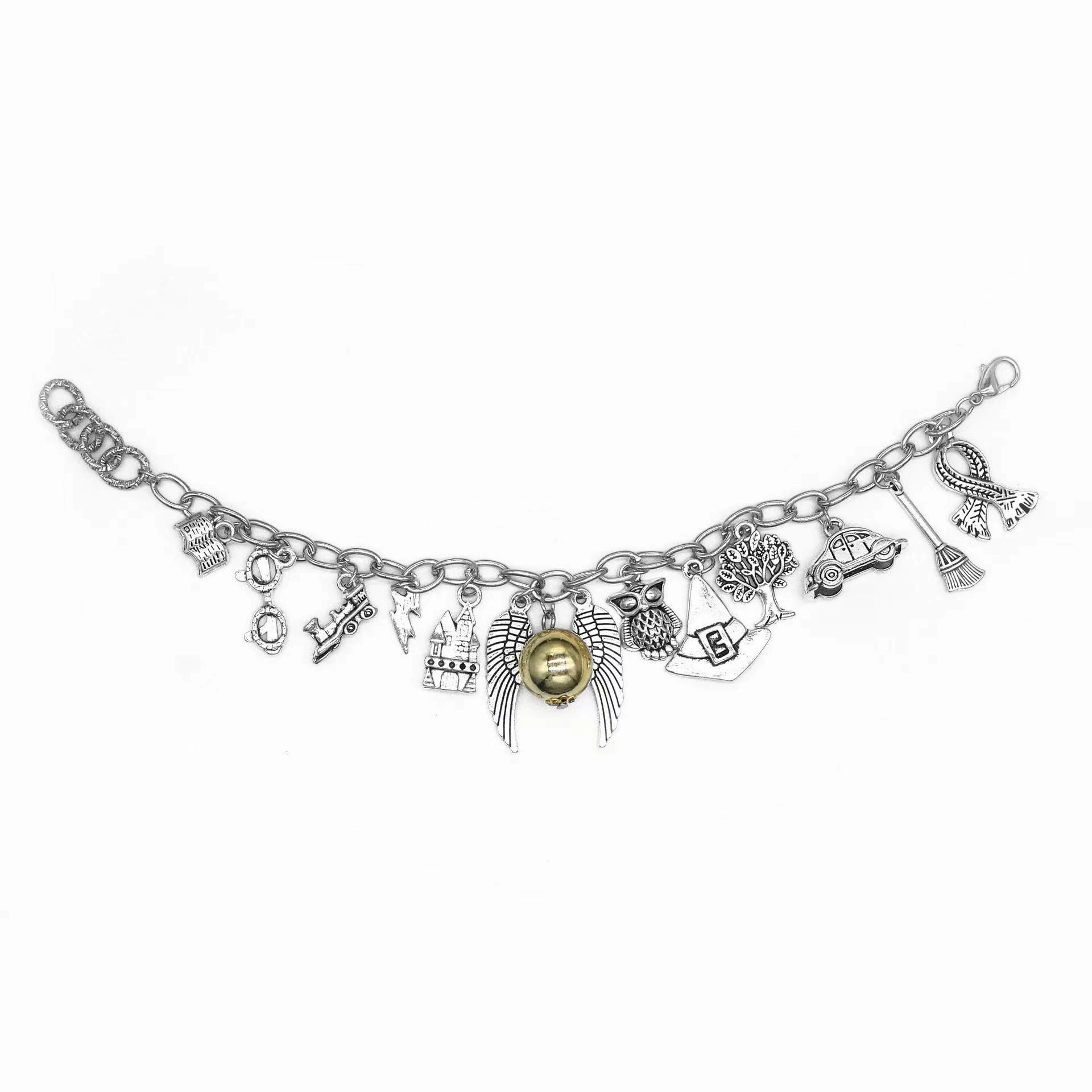 Wholesale Magic Academy Series Metal Snitch Wings Bracelet