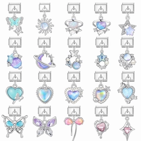 Wholesale Magic Handmade Blue Purple Personalized Butterfly Creative Bracelet Handmade Bracelet Charms