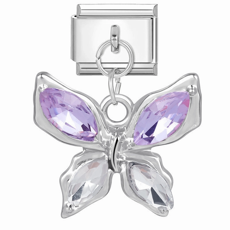 Wholesale Magic Handmade Blue Purple Personalized Butterfly Creative Bracelet Handmade Bracelet Charms