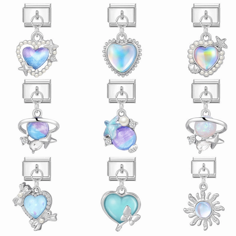 Wholesale Magic Handmade Blue Purple Personalized Butterfly Creative Bracelet Handmade Bracelet Charms