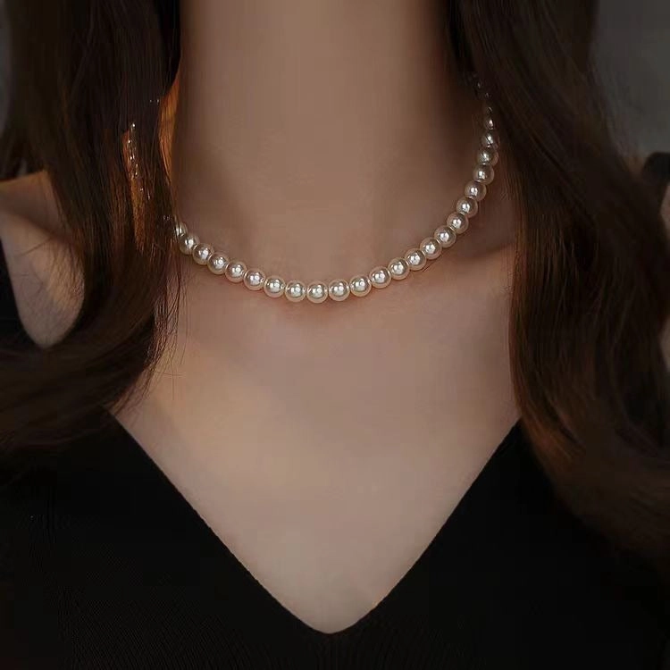 Wholesale Magnetic Clasp Australian White Pearl Necklace