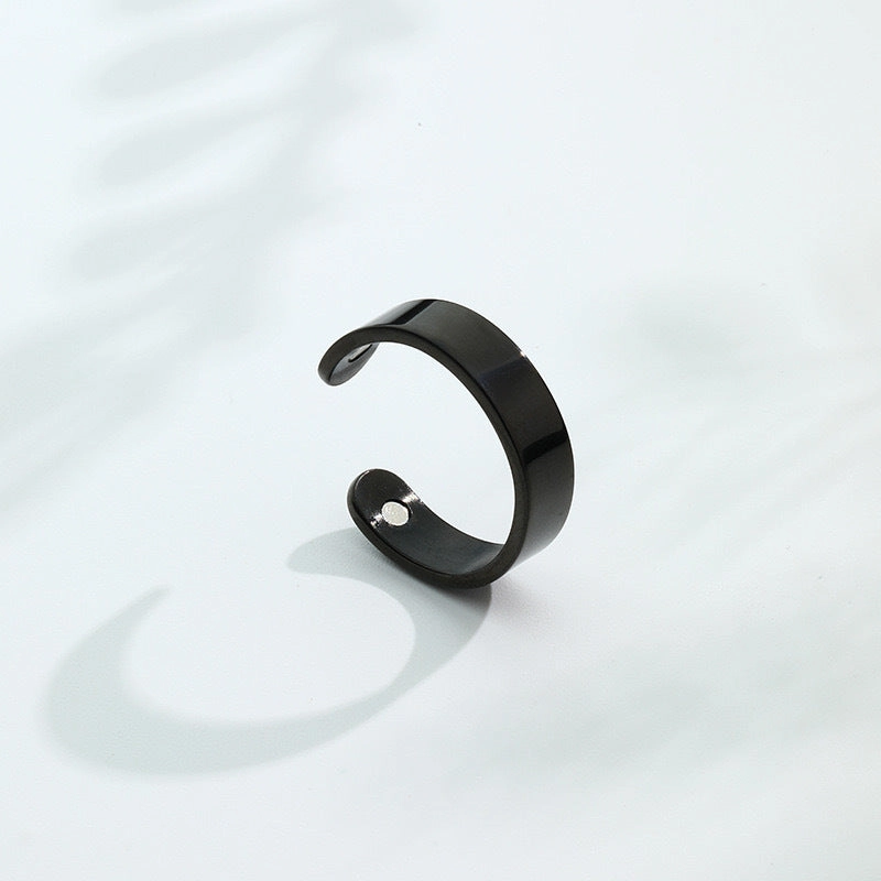 Wholesale Magnetic open polished ring
