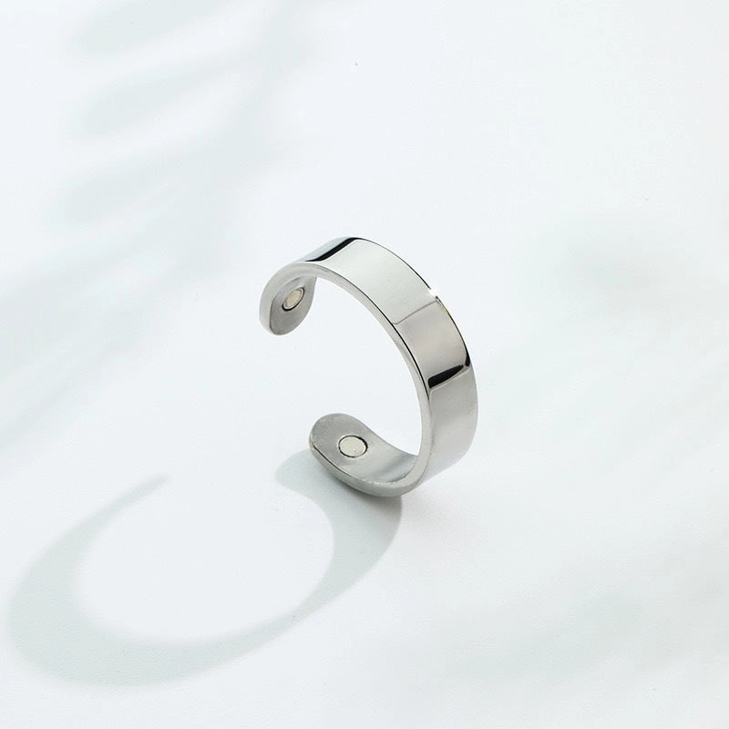 Wholesale Magnetic open polished ring