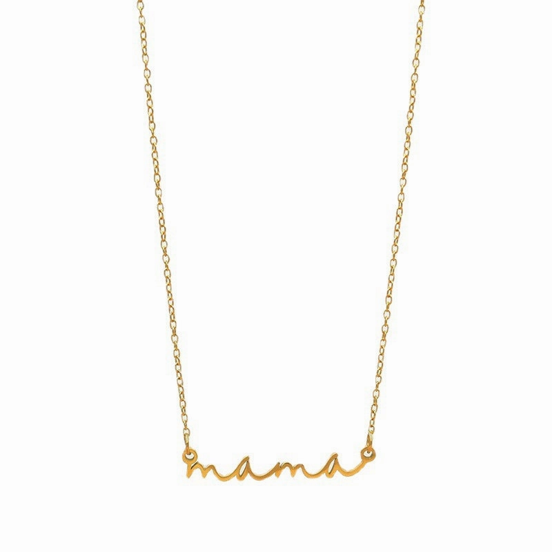 Wholesale mama pendant clavicle necklace