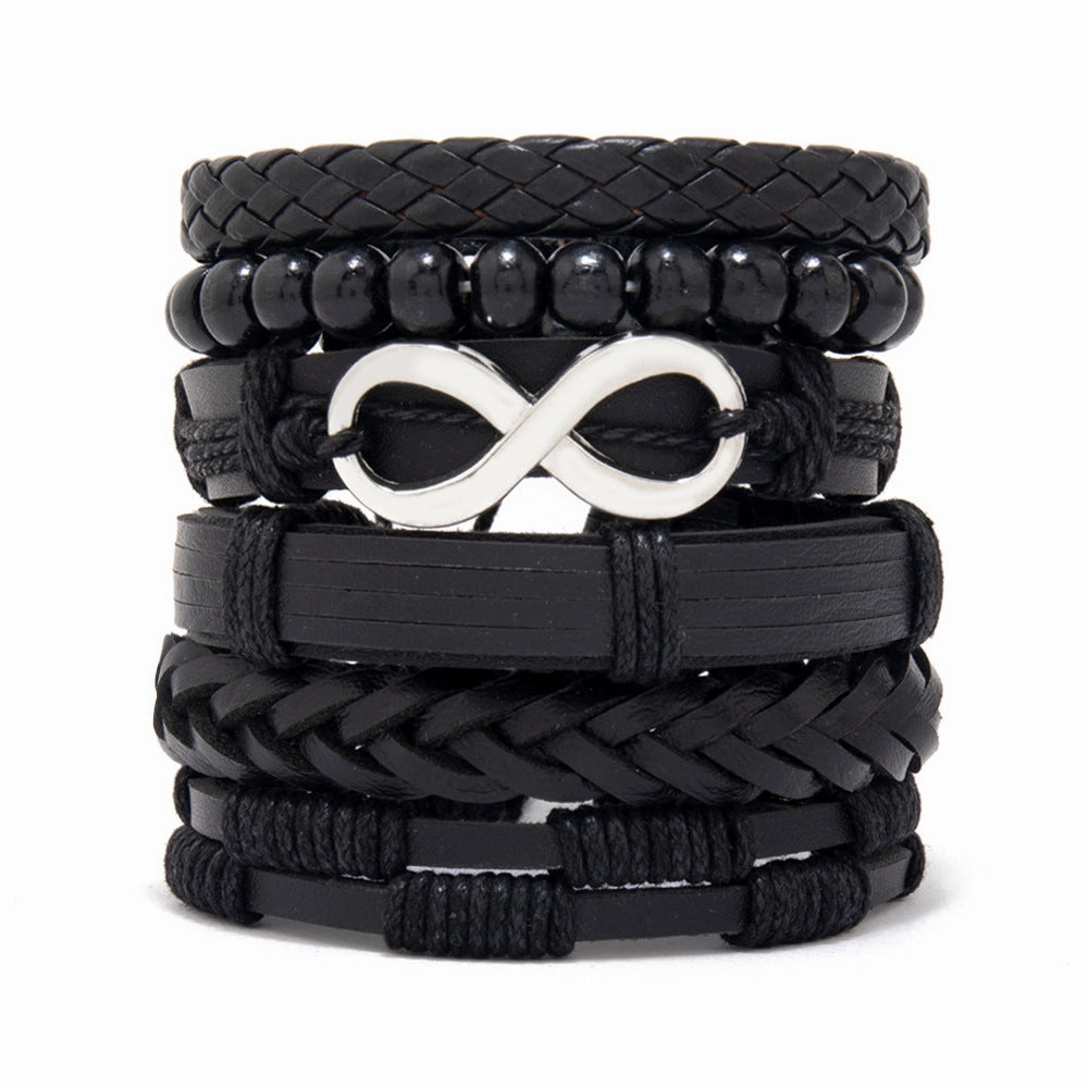 Wholesale Men's Braided Bracelet Combo Set