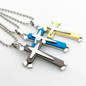 Wholesale Men's Cross Necklace