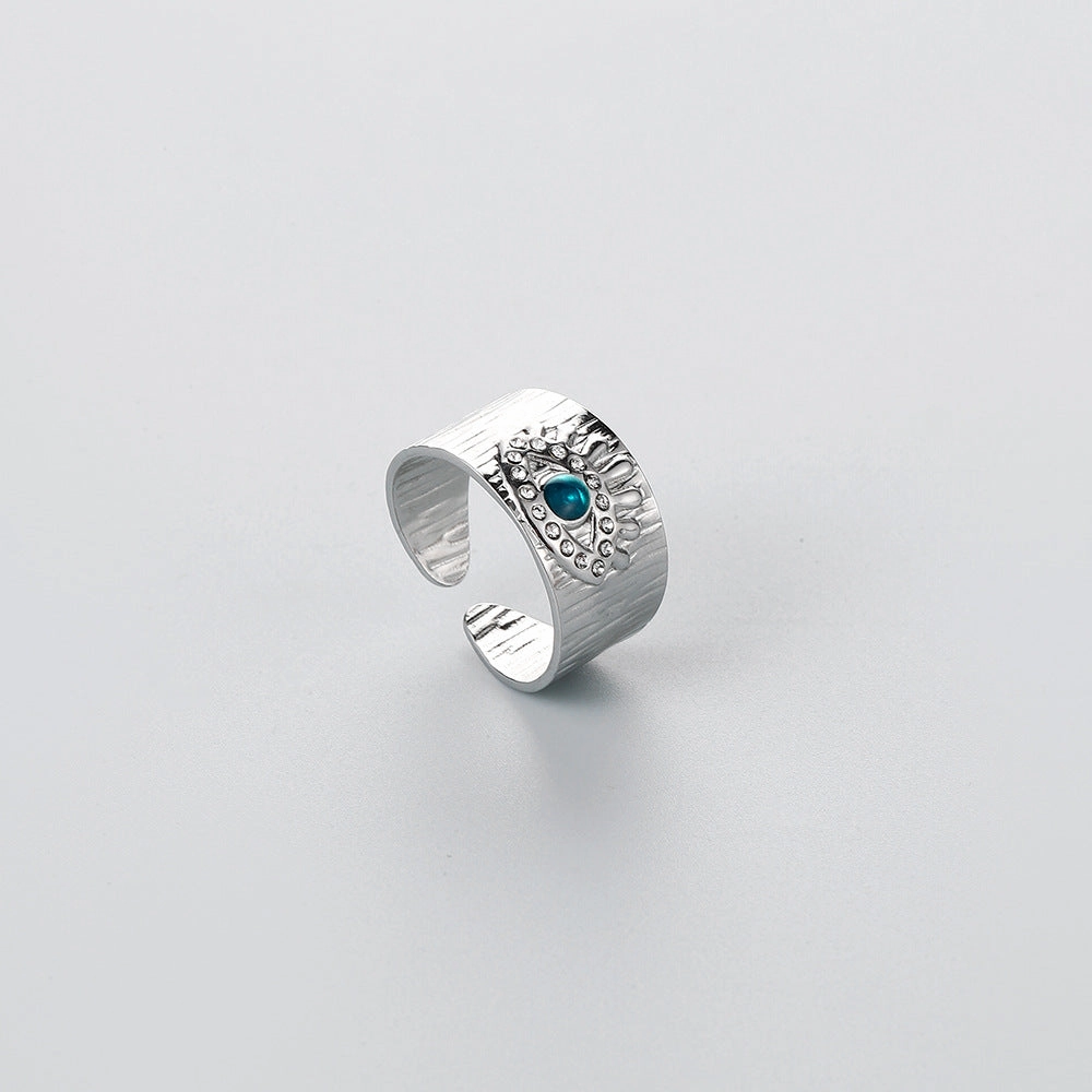 Wholesale Men's Stainless Steel Devil Eye Alloy Rings