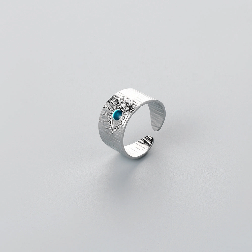 Wholesale Men's Stainless Steel Devil Eye Alloy Rings