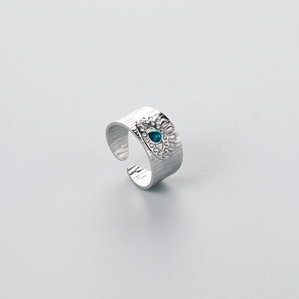 Wholesale Men's Stainless Steel Devil Eye Alloy Rings