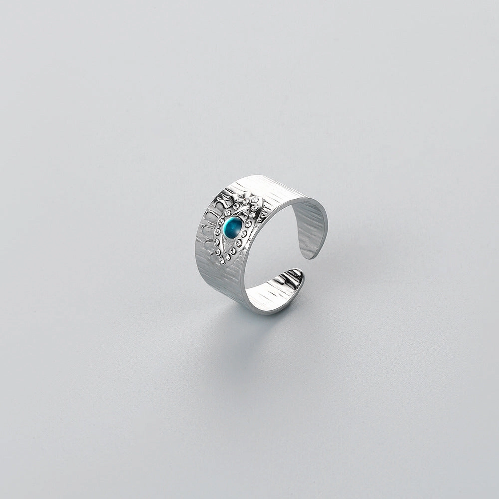 Wholesale Men's Stainless Steel Devil Eye Alloy Rings