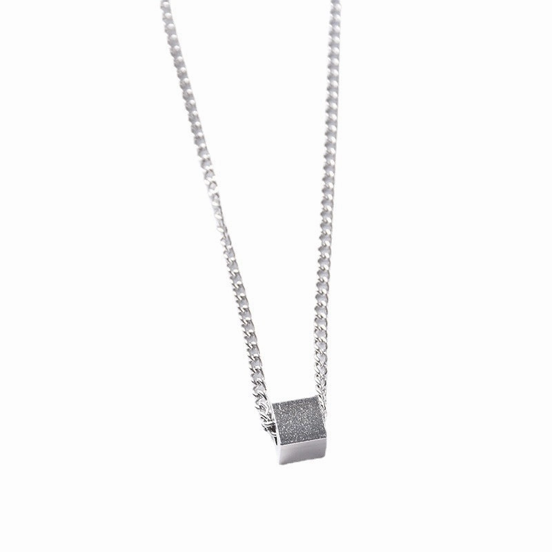 Wholesale Men's Trendy Hip-hop Style Simple All-match Sweatshirt Collarbone Chain Design Sense