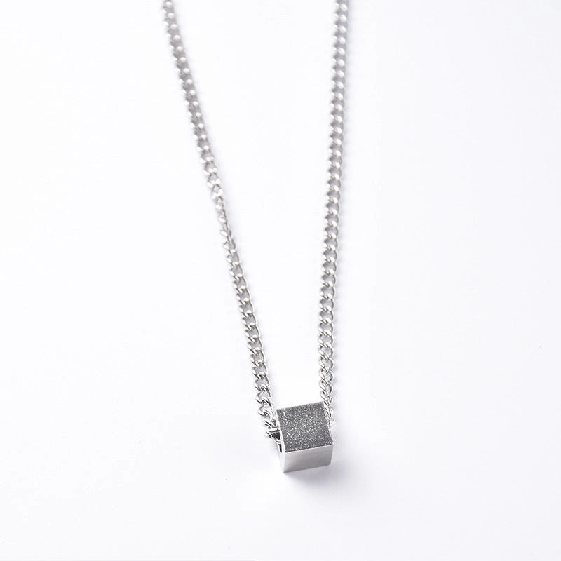 Wholesale Men's Trendy Hip-hop Style Simple All-match Sweatshirt Collarbone Chain Design Sense