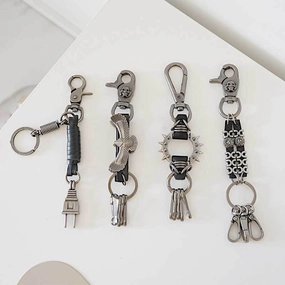 Wholesale Men's Waist Lock Zinc Alloy Keychain