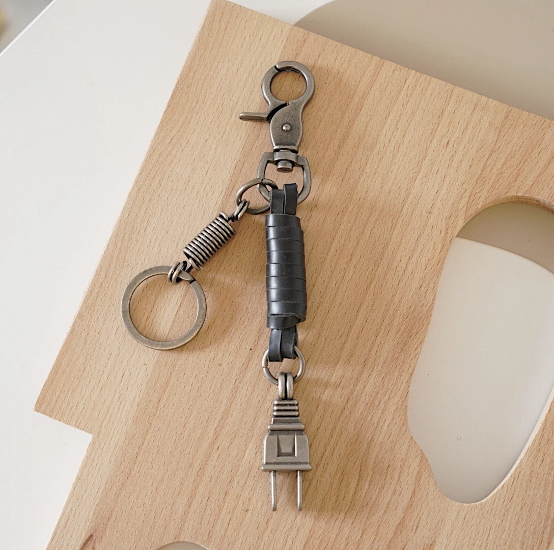 Wholesale Men's Waist Lock Zinc Alloy Keychain