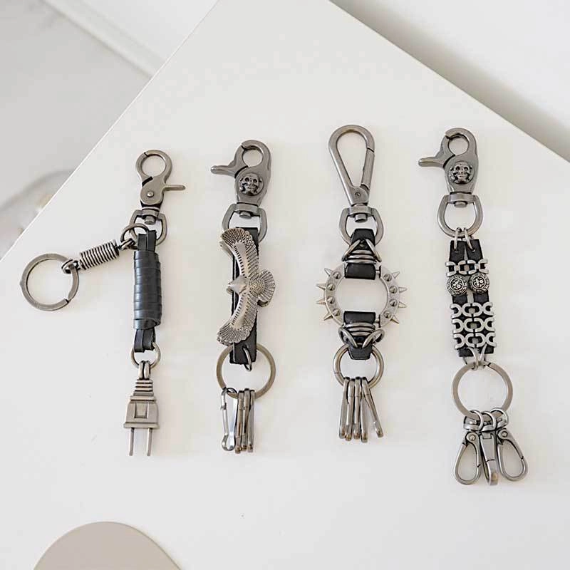 Wholesale Men's Waist Lock Zinc Alloy Keychain