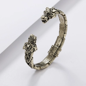 Wholesale Men's Wolf Head Bracelet
