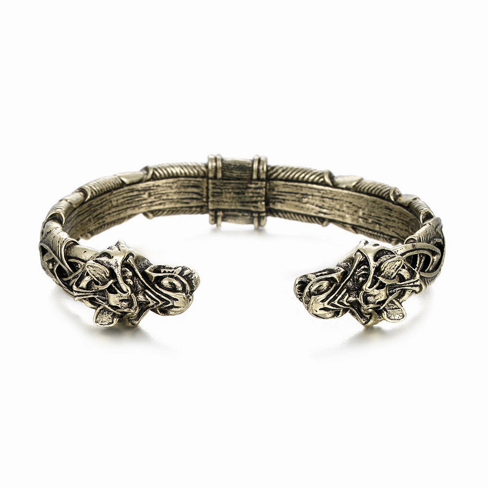 Wholesale Men's Wolf Head Bracelet
