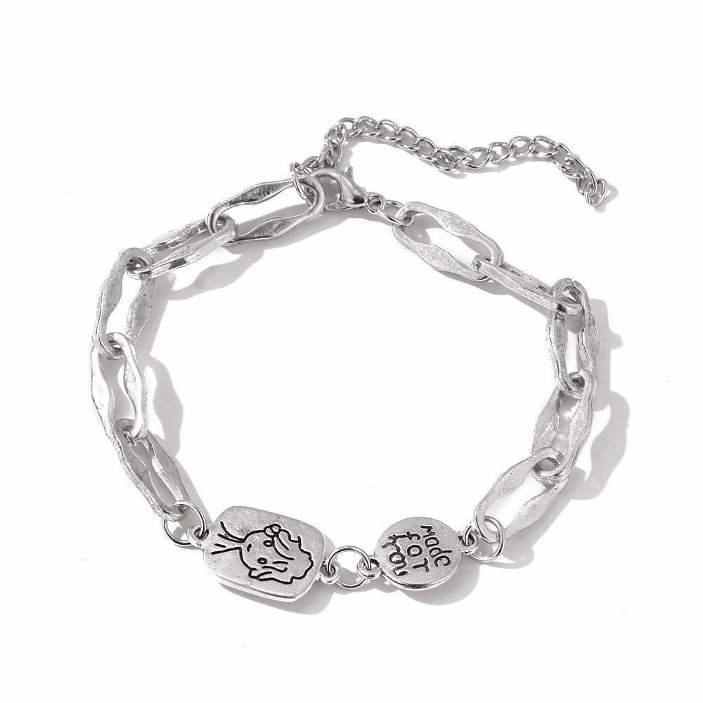 Wholesale Metal Bear Coin Bracelet
