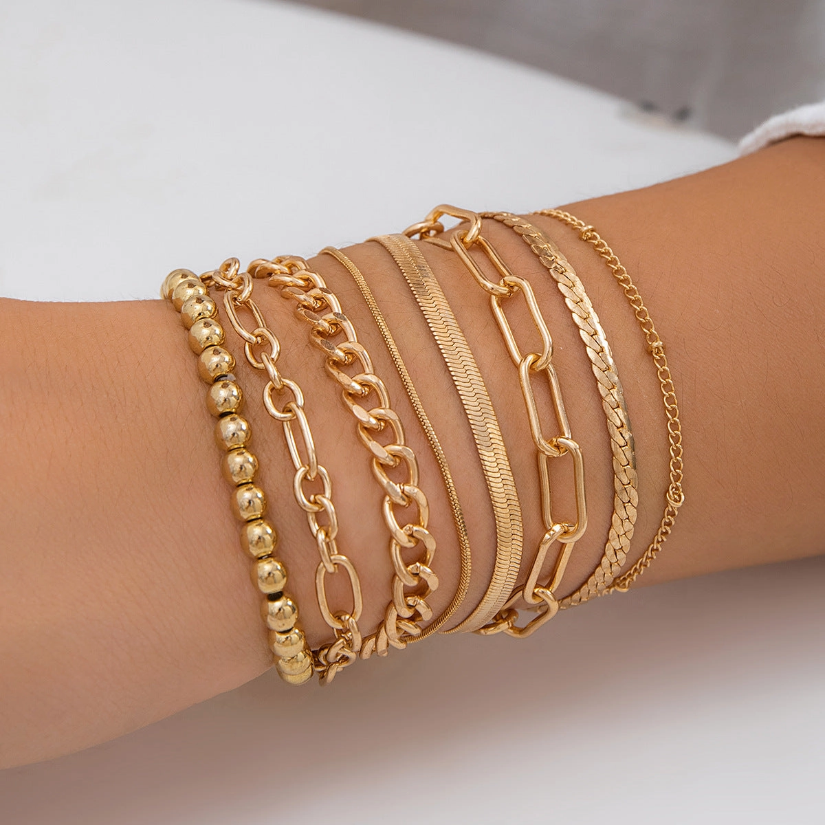 Wholesale Metal Love Pendant Bracelet Set