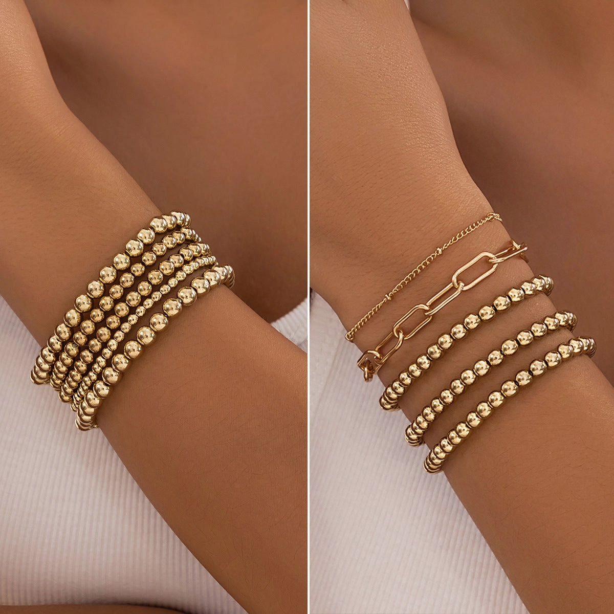 Wholesale Metal Love Pendant Bracelet Set