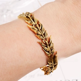 Wholesale Metal Wheat Ear Vintage Bracelet