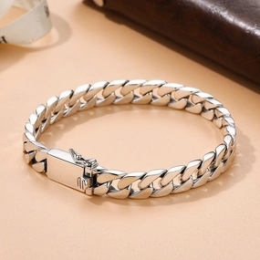 Wholesale Miami Cuban Chain Men's Metal Bracelet