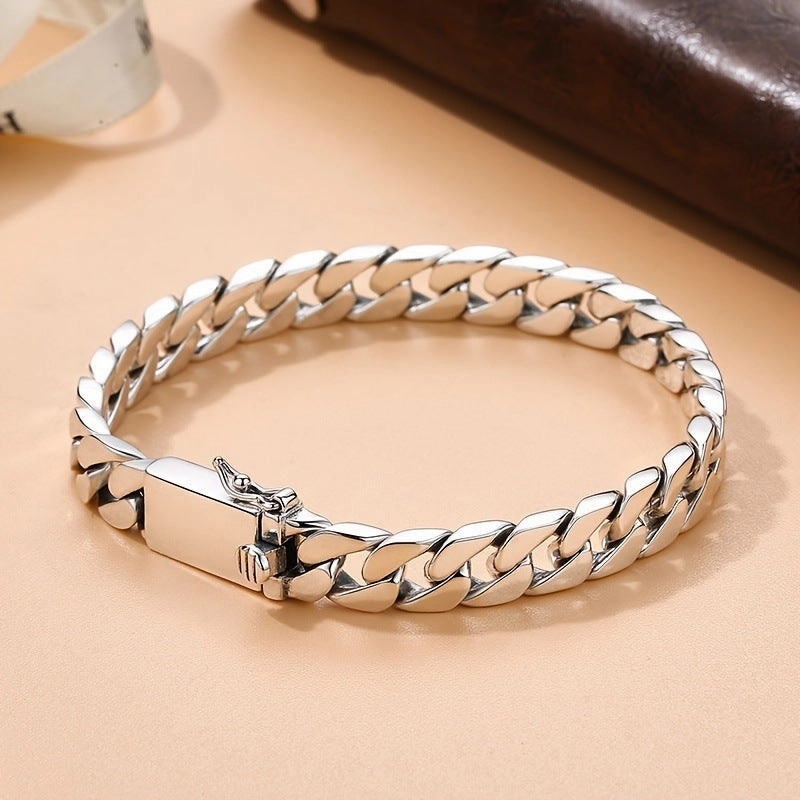 Wholesale Miami Cuban Chain Men's Metal Bracelet