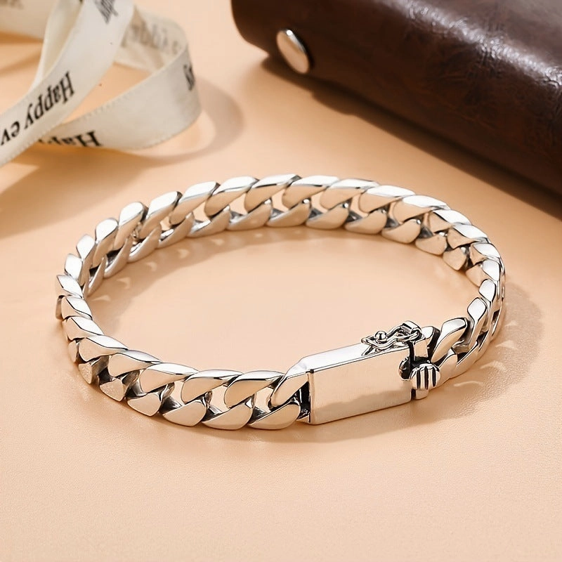 Wholesale Miami Cuban Chain Men's Metal Bracelet