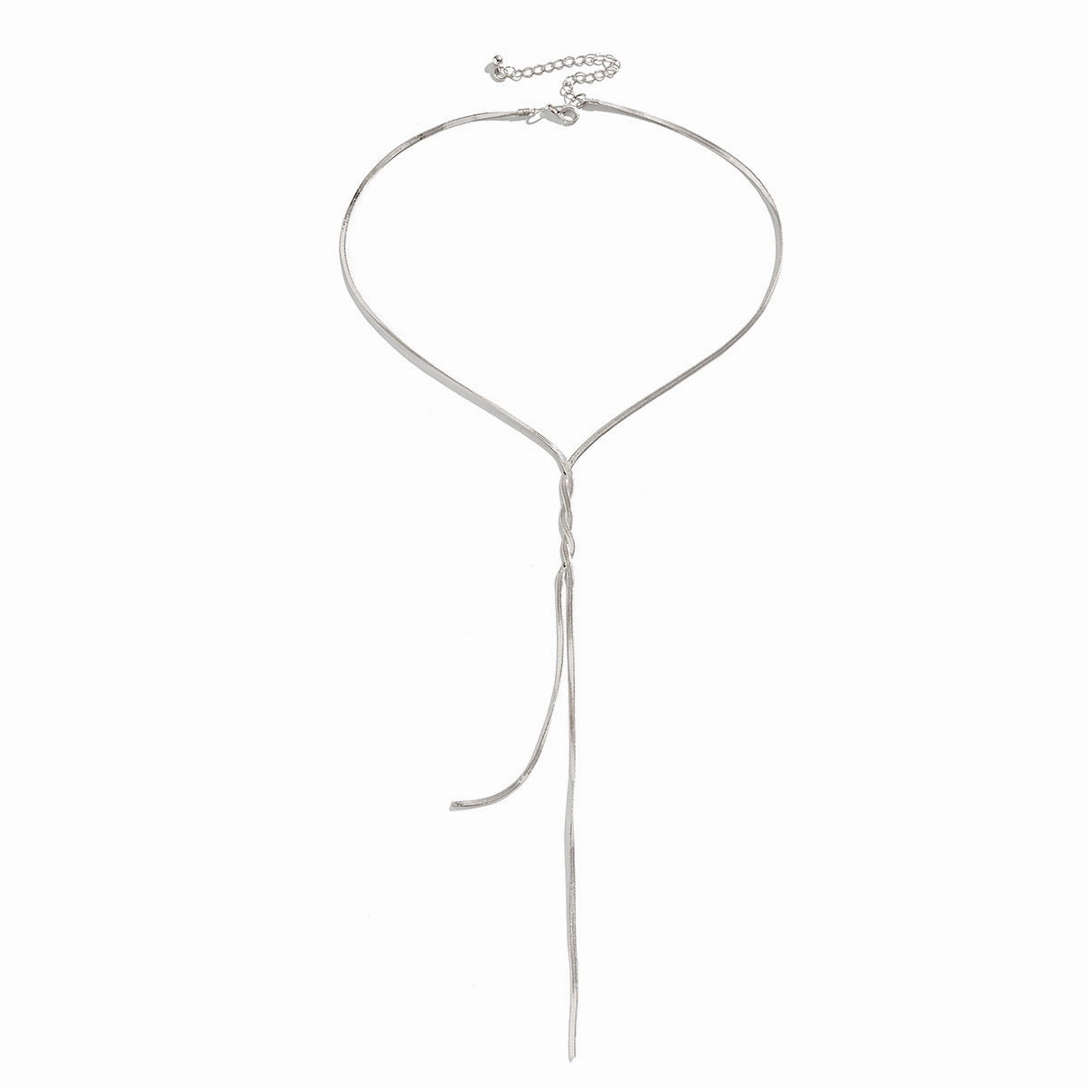 Wholesale Minimalist Chain Long Metal Necklaces