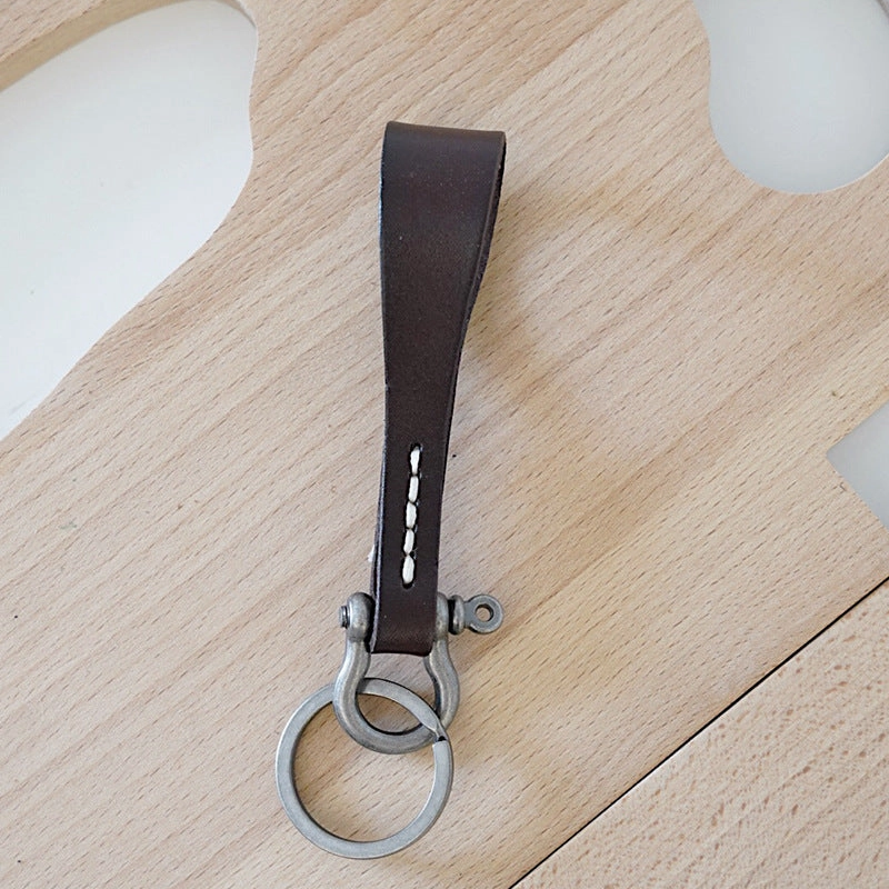 Wholesale Minimalist Cowhide Keychains
