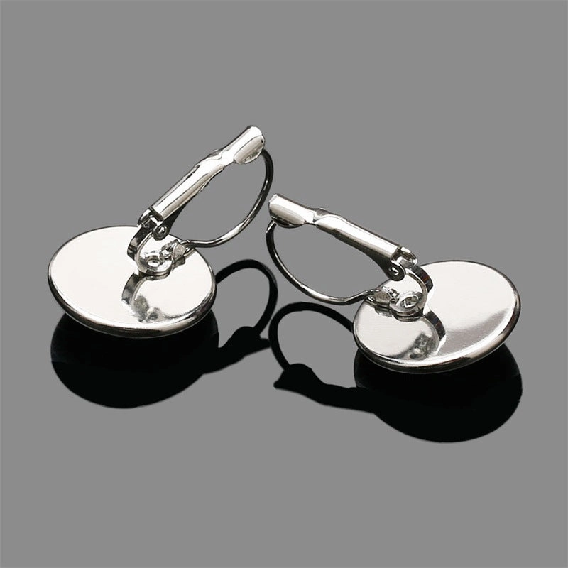 Wholesale Mom's Love MOM Heart-Shaped Time Gemstone Earrings