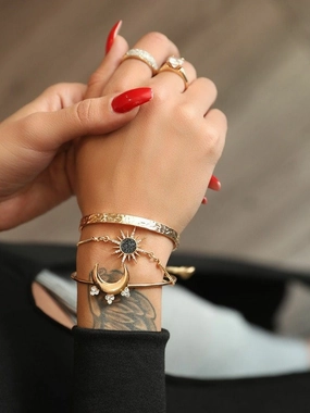 Wholesale Moon Sun Combination Bracelet