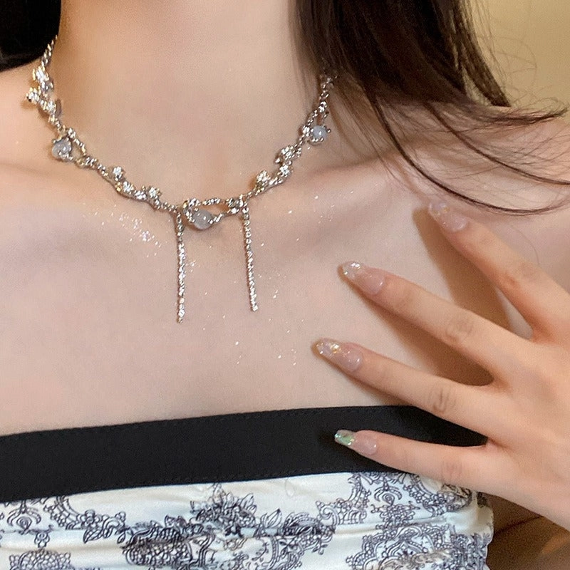 Wholesale Moonlight Stone Starlight Alloy Necklaces