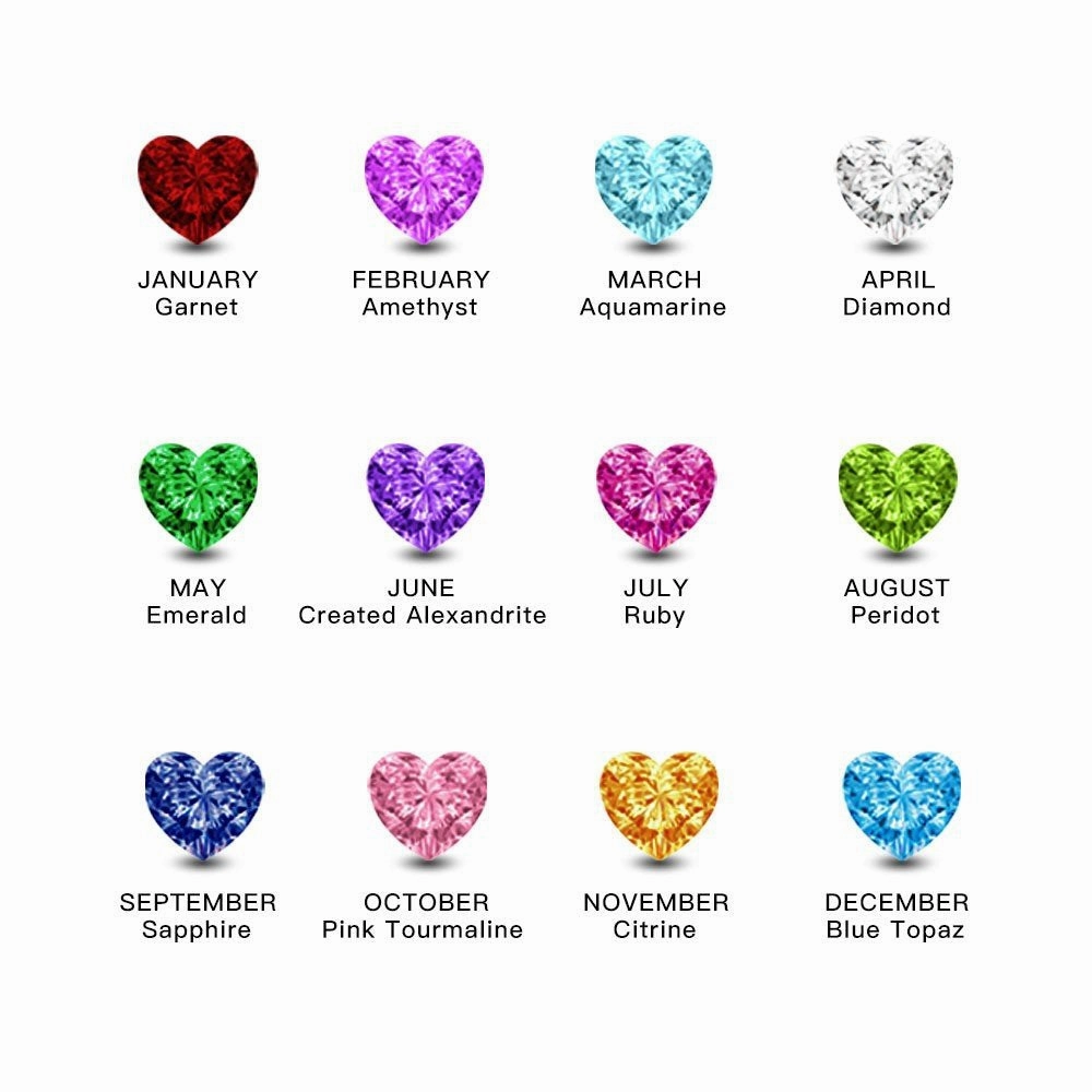 Wholesale Mother's Day 12-color birthstone three-piece stacking ring