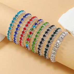 Wholesale Multicolor Crystal Bohemian Alloy Bracelet
