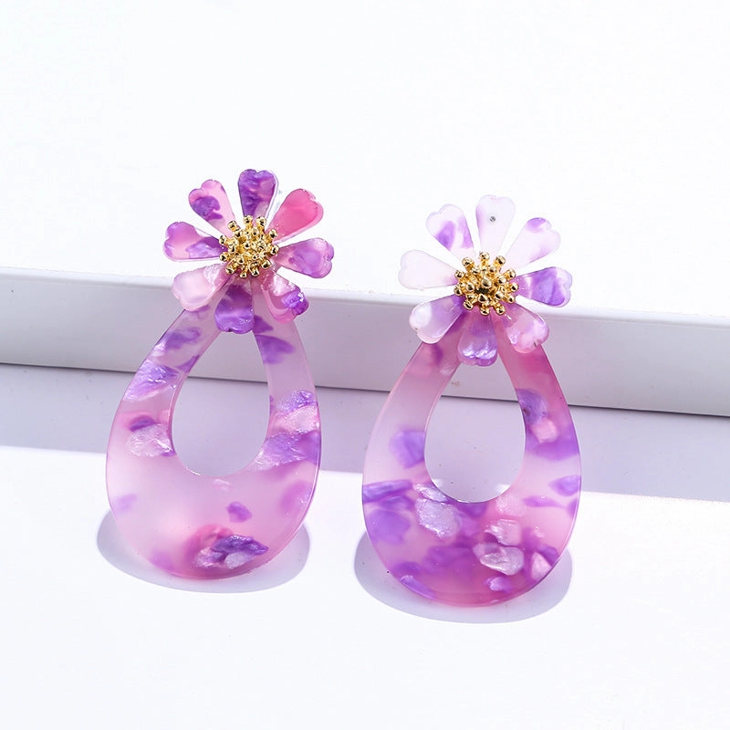 Wholesale Multicolored Acrylic Earrings