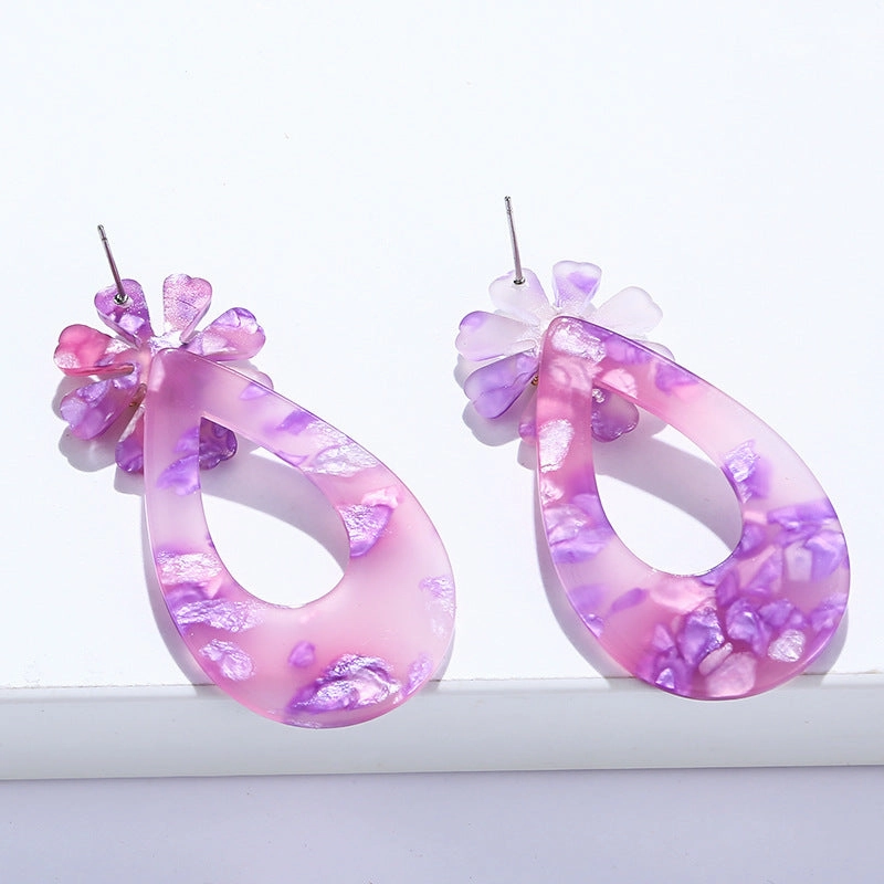 Wholesale Multicolored Acrylic Earrings