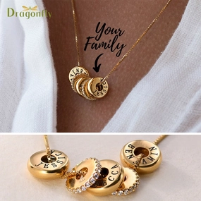 Wholesale Name Women DIY Name Engraving Necklaces