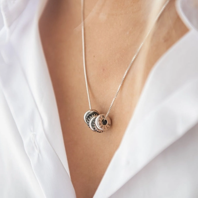 Wholesale Name Women DIY Name Engraving Necklaces