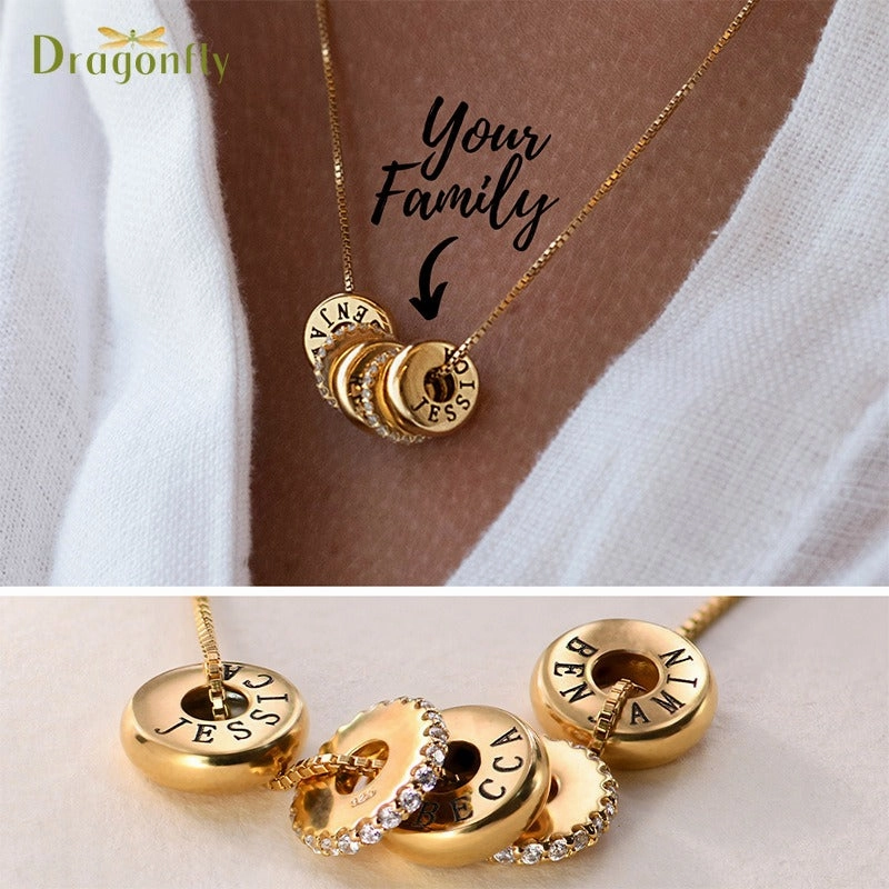Wholesale Name Women DIY Name Engraving Necklaces