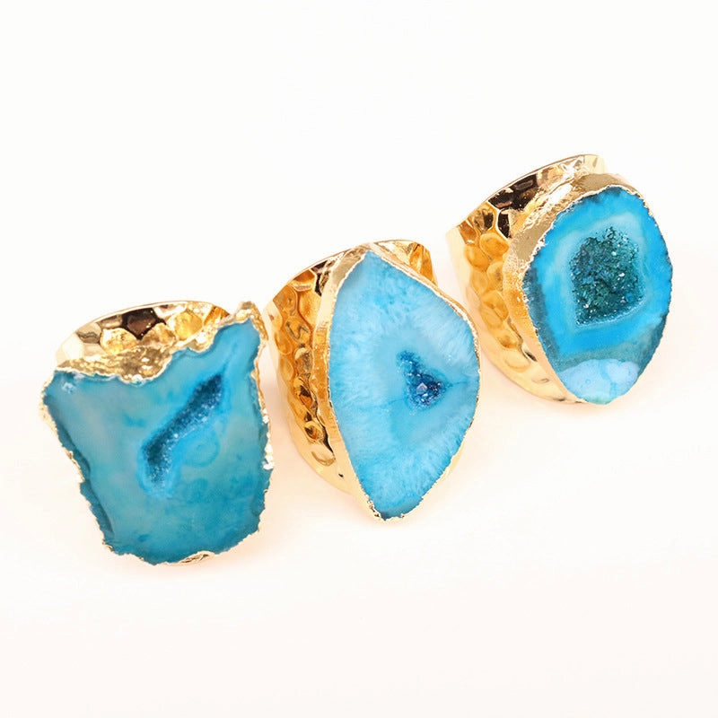 Wholesale Natural Agate Rings