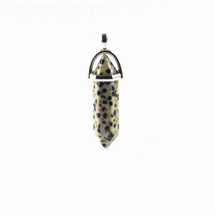 Wholesale Natural Stone Crystal Bullet Necklaces