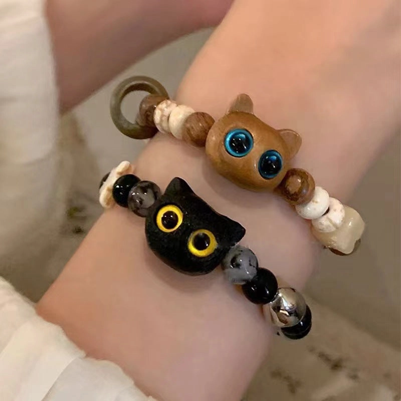 Wholesale Natural Stone Kitten Beaded Jewelry Natural stone Bracelet