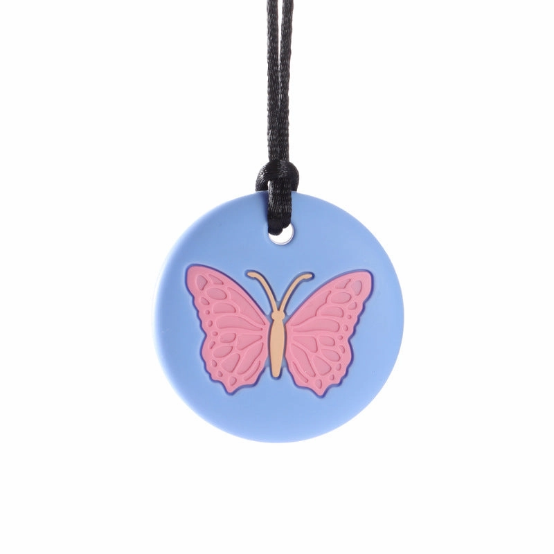 Wholesale Necklace Pendant Silicone Butterfly Teether