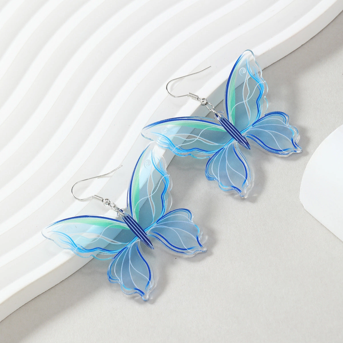 Wholesale New Butterfly Acrylic Earrings