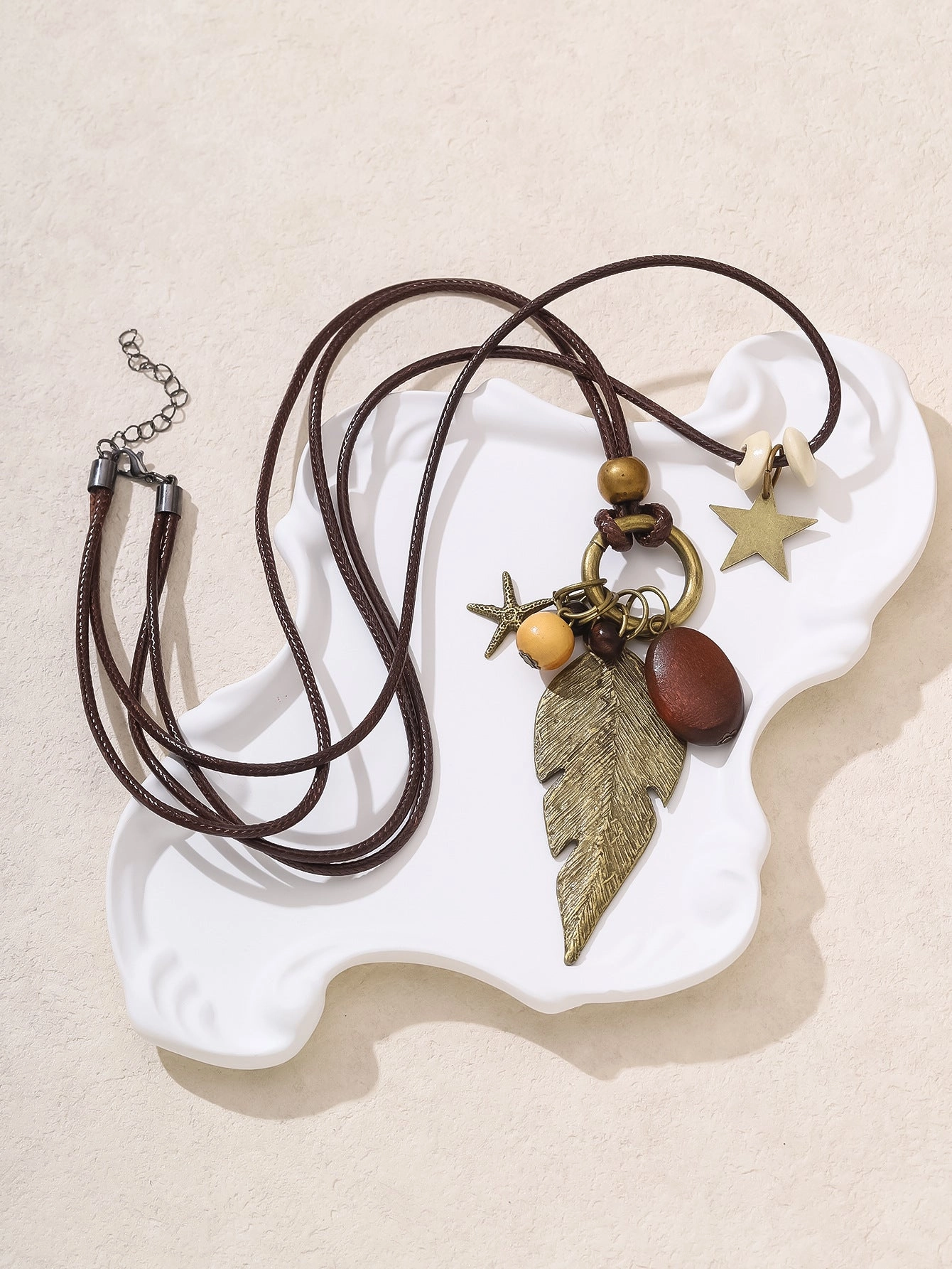 Wholesale New Chinese Ancient Style Zen Long Style, Niche Retro Double-layer Feather Necklaces