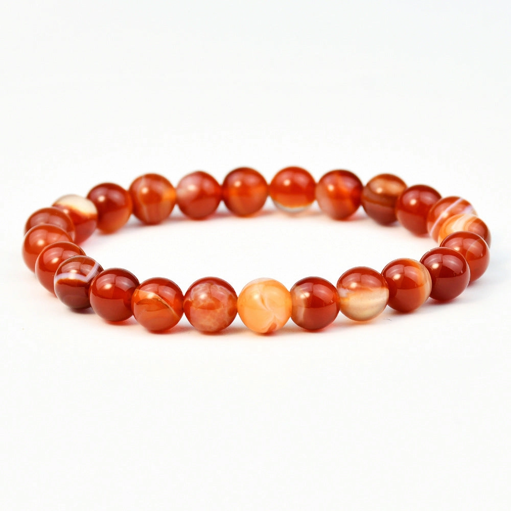 Wholesale New Chinese bracelet 8mm round beads natural stone bracelet